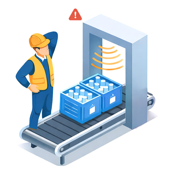 失敗パターン1：金属・液体・密集で“思ったほど読めない
