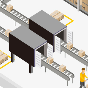 UHF帯RFIDトンネルタイプ一括読取装置　RFID Gate Tunnel System