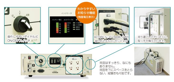 操作はすべてフロントパネルに集約
