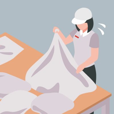 個数カウントに時間がかかる&バーコードは擦れが心配
